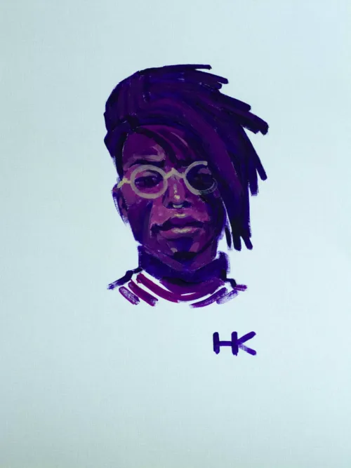 Purple Boy Portrait N19